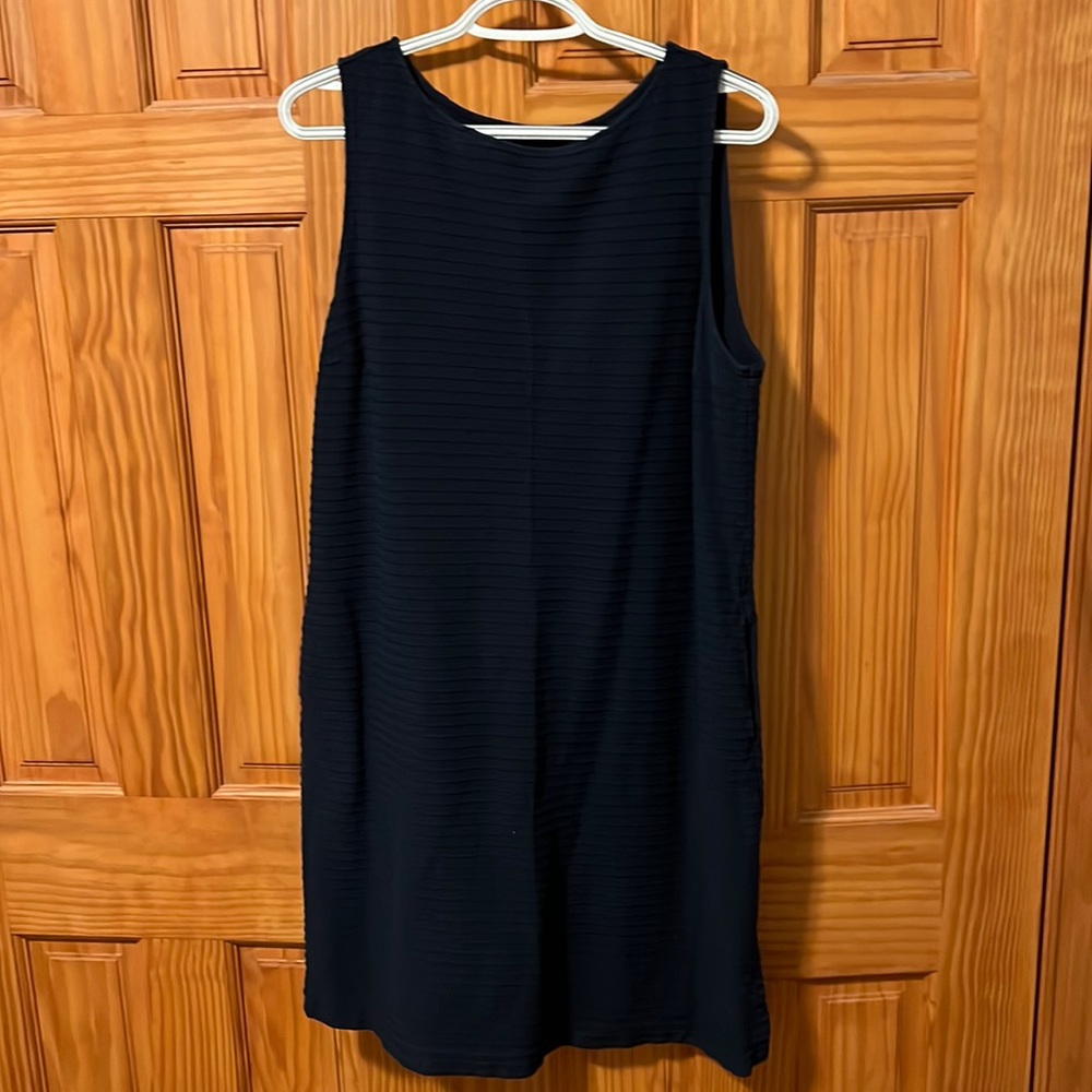 Uniqlo Womans Blue Patterned Dress Large